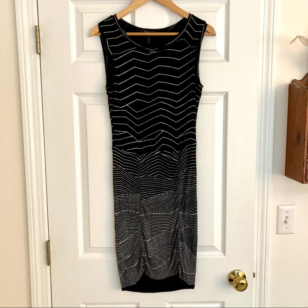 BCBGMAXAZRIA Fitted Knit Dress